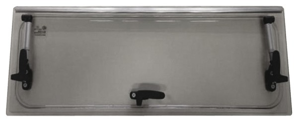 Carbest Acrylglas Ersatz-Fensterscheibe, 550 x 550 mm,Grau