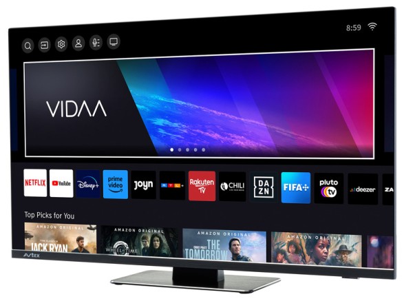 Avtex V249DS Smart TV, 23,8" (60cm), Full HD, DVB-S2/T2, WiFi