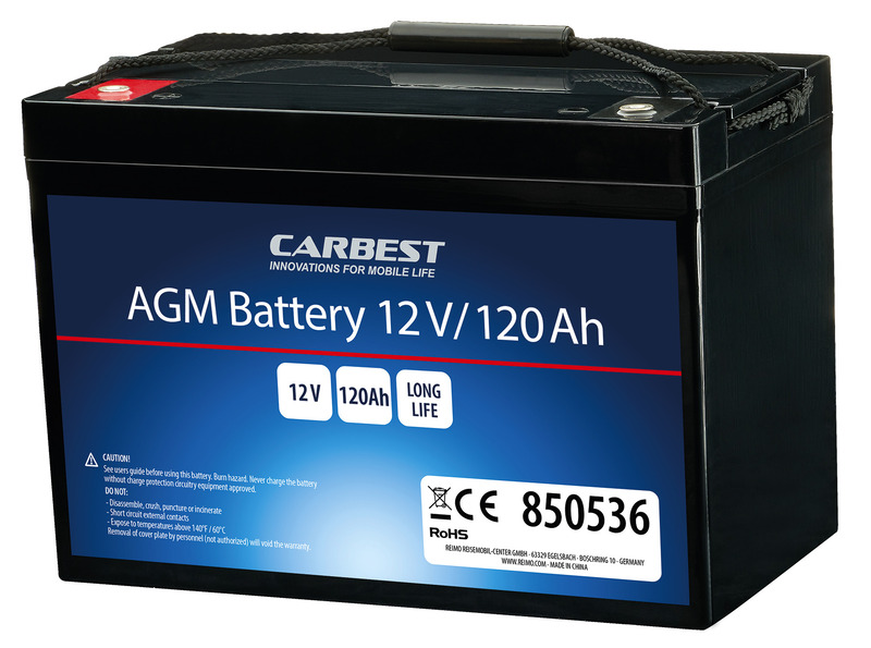 Carbest Deep-Cycle AGM Power Line Batterie 120Ah