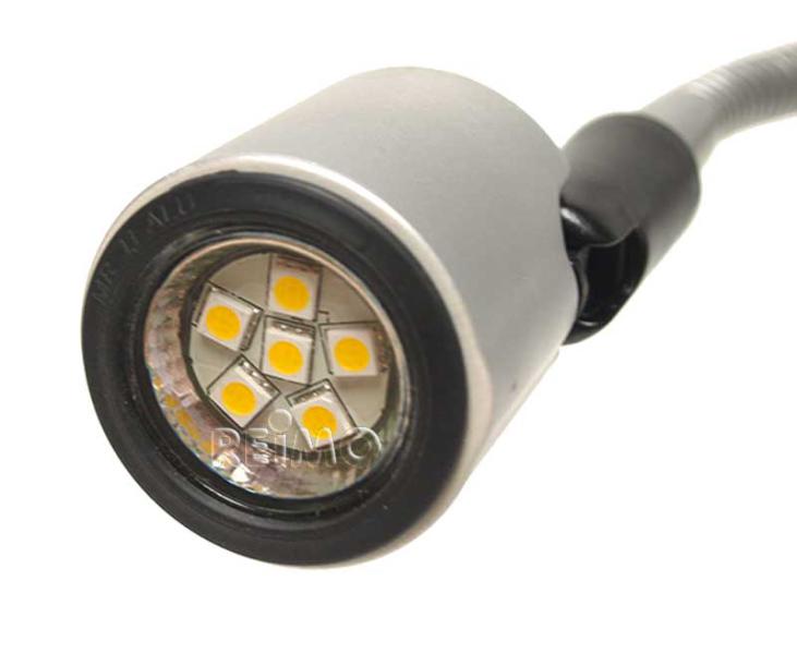 Lunartec LED-Auto-Schwanenhals-Leselampe für den Kfz-Zigarettenanzünder, 35  cm